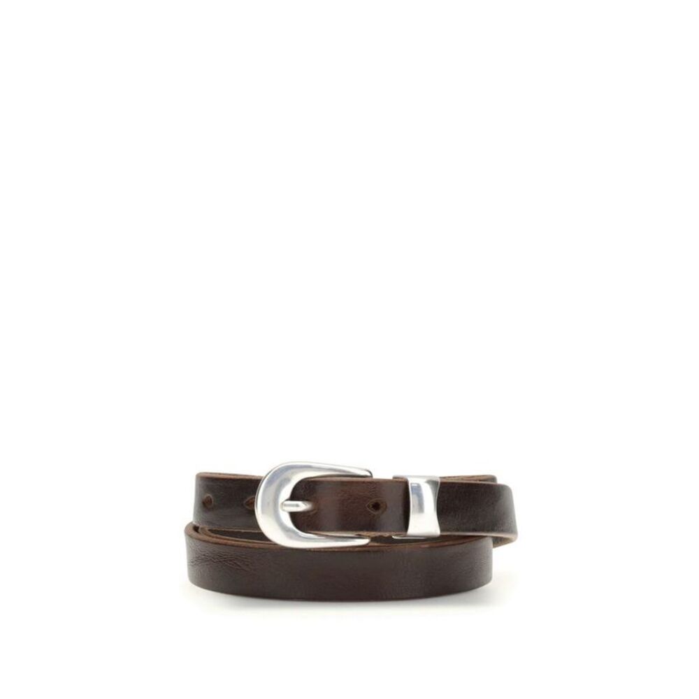 Our Legacy Brown Calf Leather Bos Taurus Regular Men's Belt